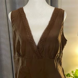 EDDIE BAUER SILK/COTTON BLOUSE